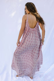 Tina Maxi Dress Print - Hebrew Rose