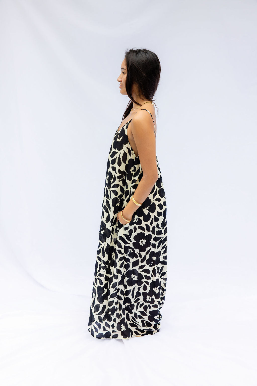 Tina Dress - Lila Hibiscus, Moana Hibiscus, Island Ink