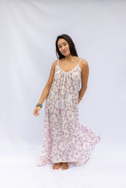 Tina Dress - Lila Hibiscus, Moana Hibiscus, Island Ink