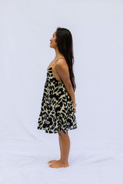 Kai Dress - Lila Hibiscus, Moana Hibiscus, Island Ink