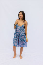 Kai Dress - Lila Hibiscus, Moana Hibiscus, Island Ink