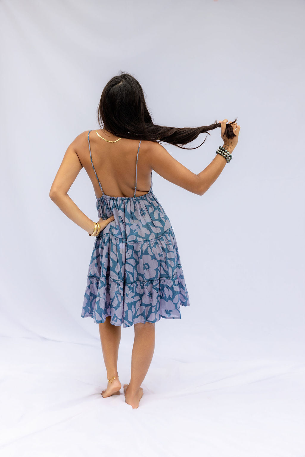 Kai Dress - Lila Hibiscus, Moana Hibiscus, Island Ink