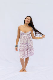 Kai Dress - Lila Hibiscus, Moana Hibiscus, Island Ink