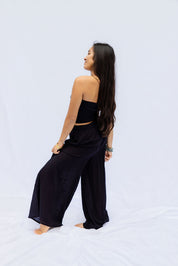 Waiwai Tube Top - Island Ink, Moana Hibiscus, Lila Hibiscus, Black