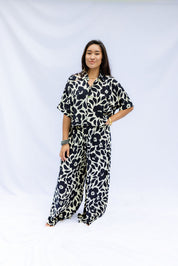 Talia Top - Island Ink, Moana Hibiscus, Lila Hibiscus