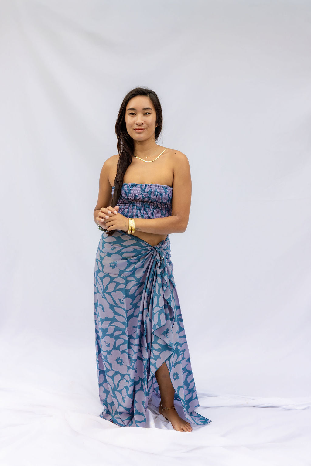 Salt+Sea Sarong - Moana Hibiscus, Island Ink