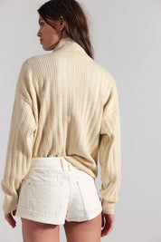 Free People - Cali Cuffed Shortie (Soft White)
