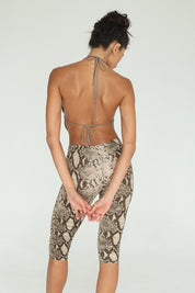 INDAH Calla Halter Top (Taupe)