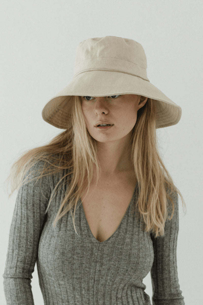 Chandler Linen Bucket Hat