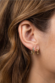 Jax Kelly Channel Gold Hoop