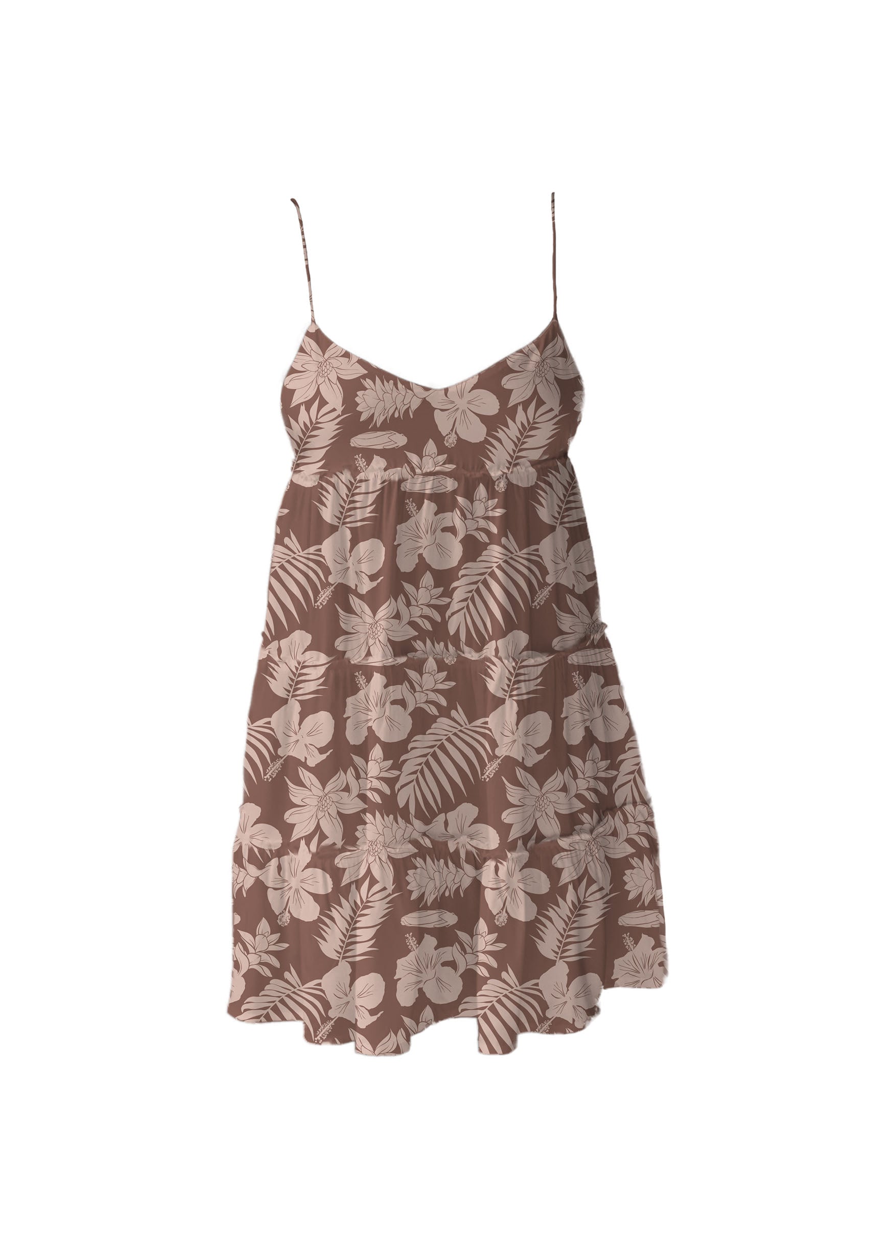 MAI Charlie Dress (Sunkissed Palm, Clay Petal Oasis)