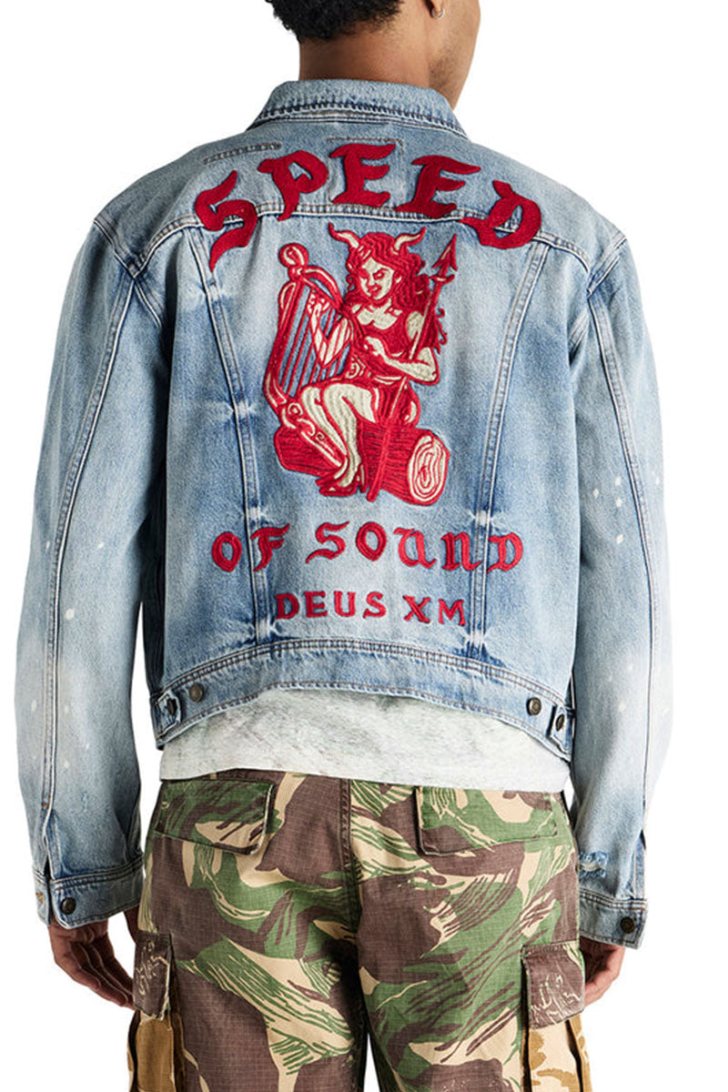 Deus Ex Machina Men's Sissyphean Jacket (Stonewash Indigo)