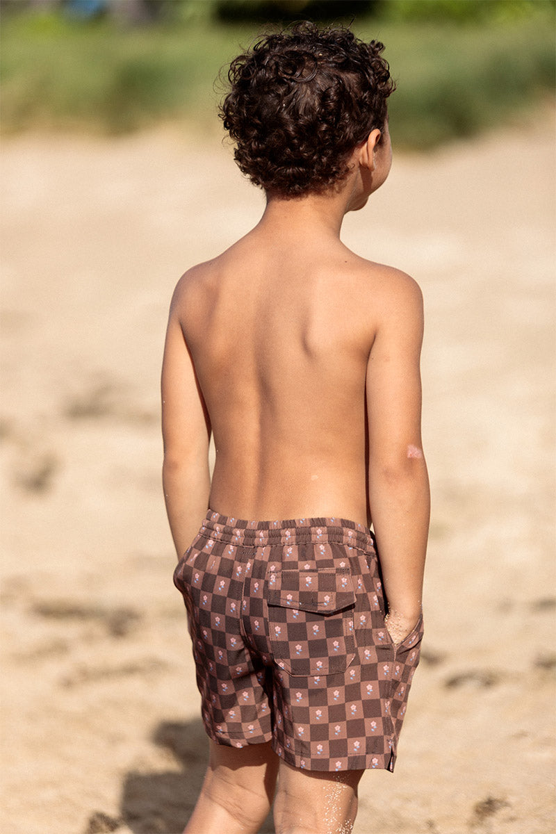 MAI Littles Everywear Short (Daisy Check)