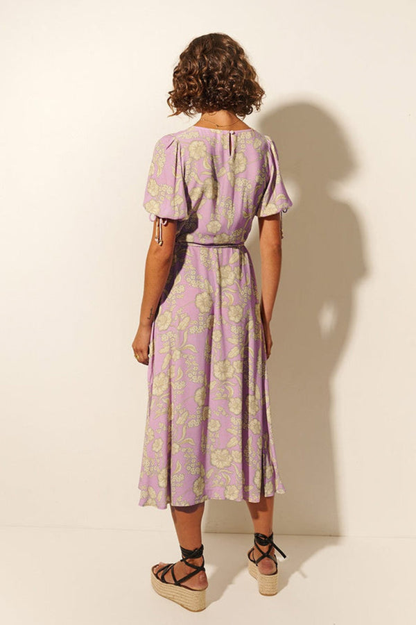 Elzette Midi Dress - Lilac