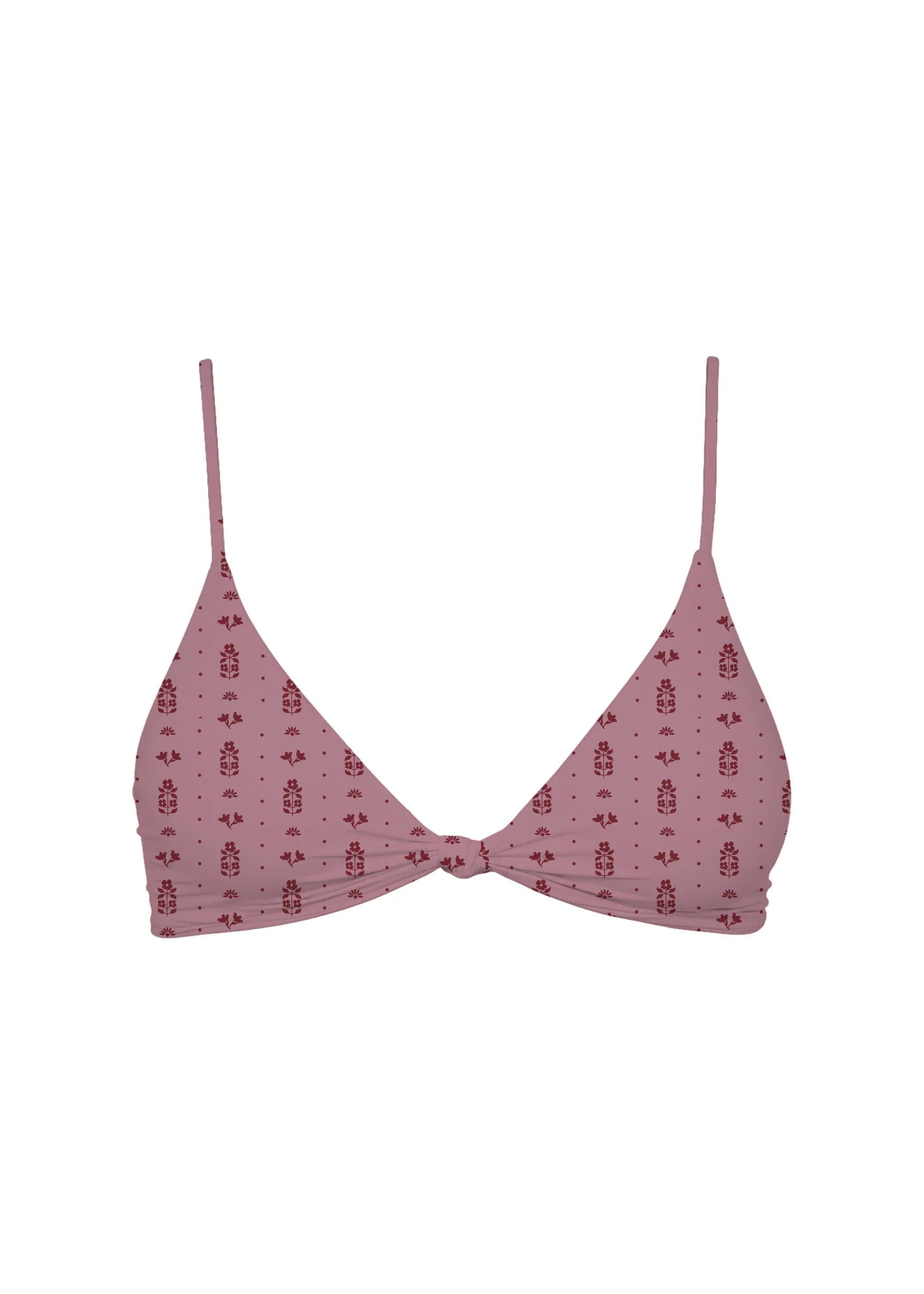 MAI Knot Top - (Esther, Blush Feline, Fleuri Terre, Fir Ribbed)