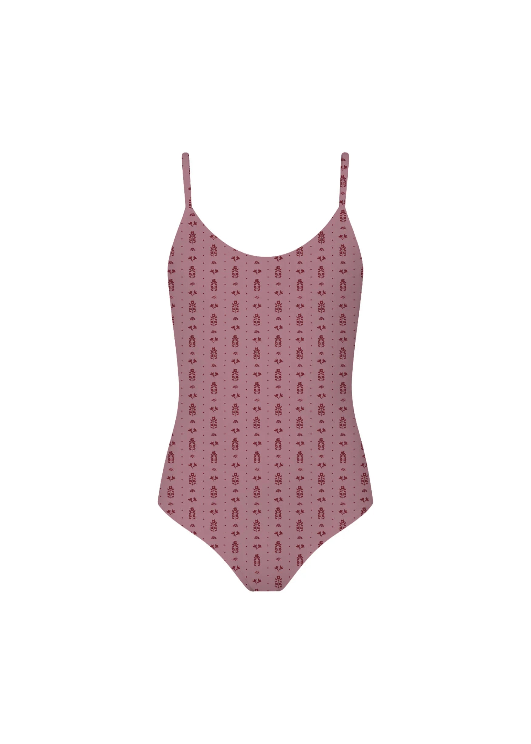 MAI Littles Everyday Bodysuit - (Blush Feline, Esther)