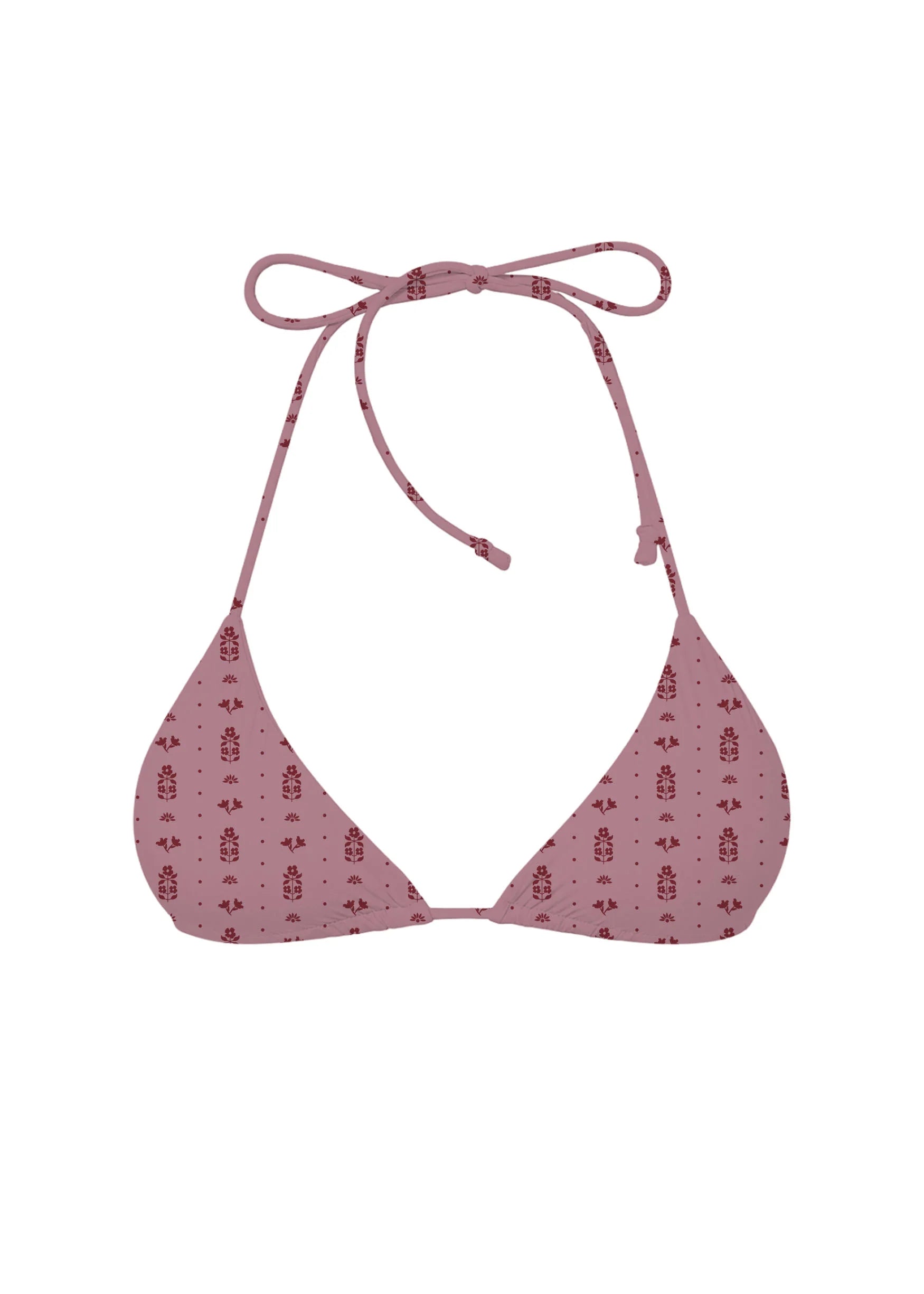 MAI Tie Top - (Blush Feline, Esther)