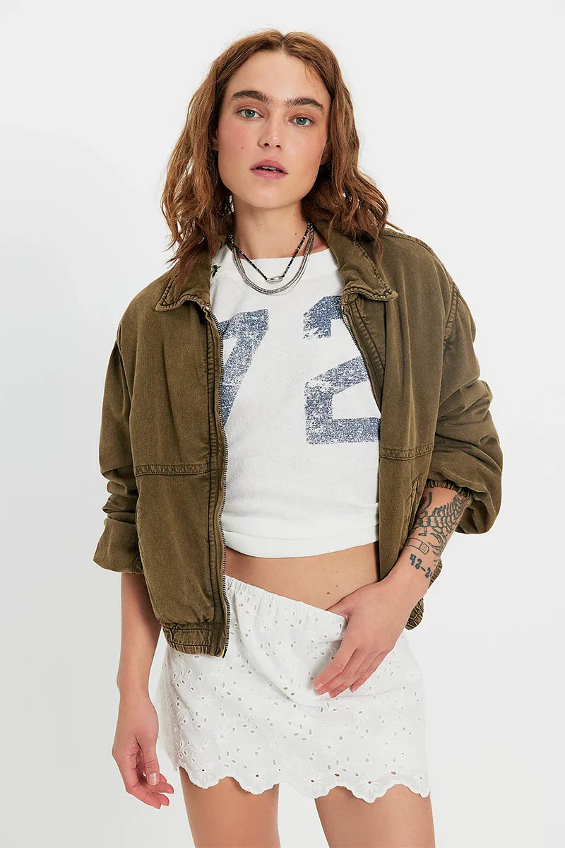 Free People Eyes on You Skort (Ivory)