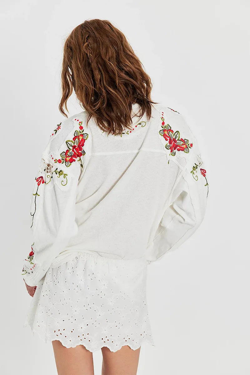 Free People Eyes on You Skort (Ivory)