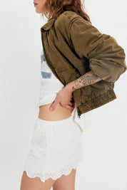 Free People Eyes on You Skort (Ivory)