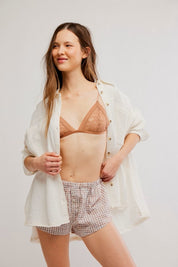 Free People Cross My Heart Boxer (Ivory)