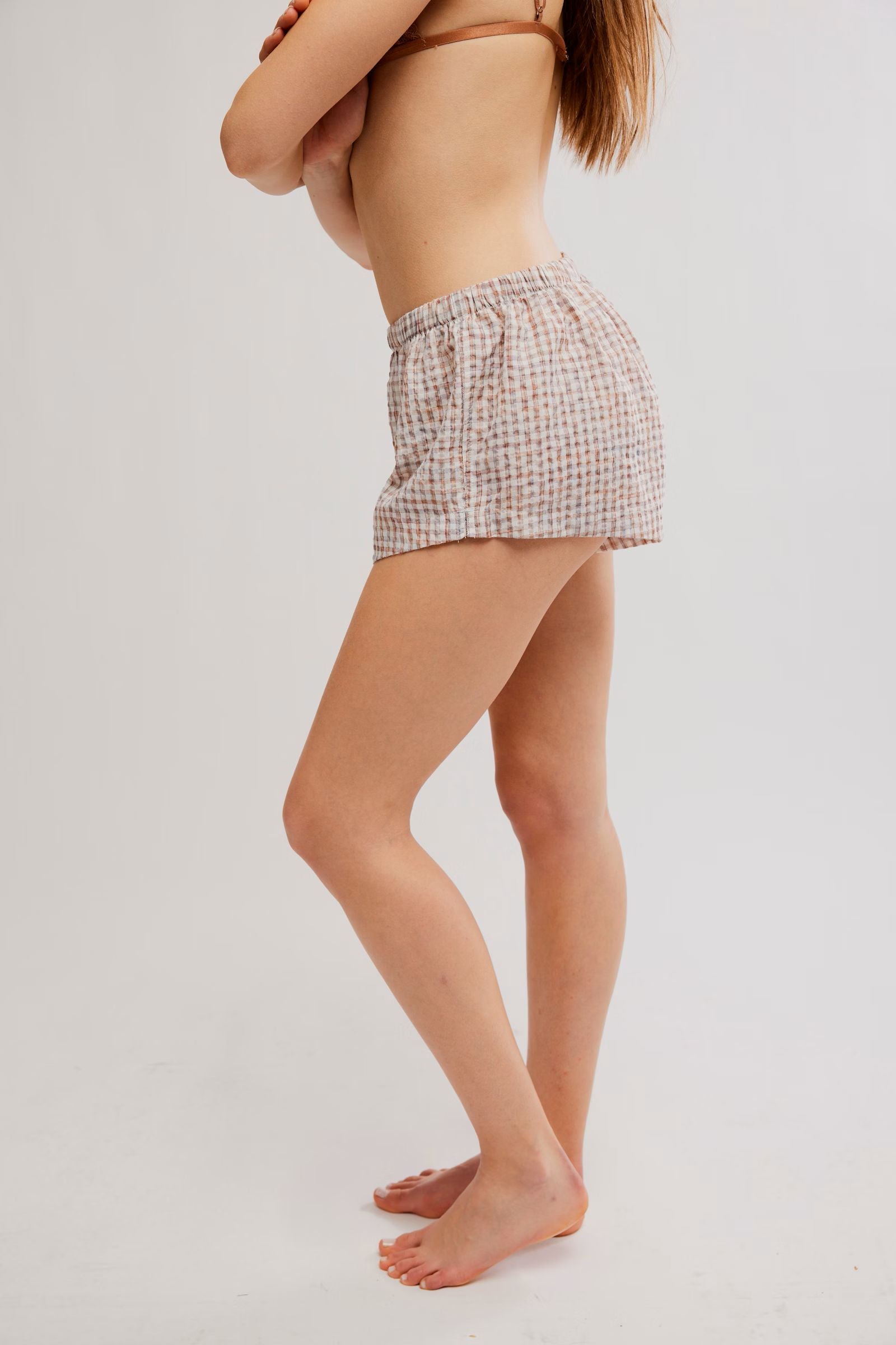 Free People Cross My Heart Boxer (Ivory)
