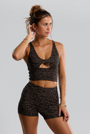 BENOA Booty Short 2.5" (Camo Ginger, Brown Batik)