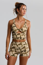 BENOA Booty Short 2.5" (Camo Ginger, Brown Batik)