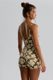 BENOA OG 3" Romper (Camo Ginger, Brown Batik)