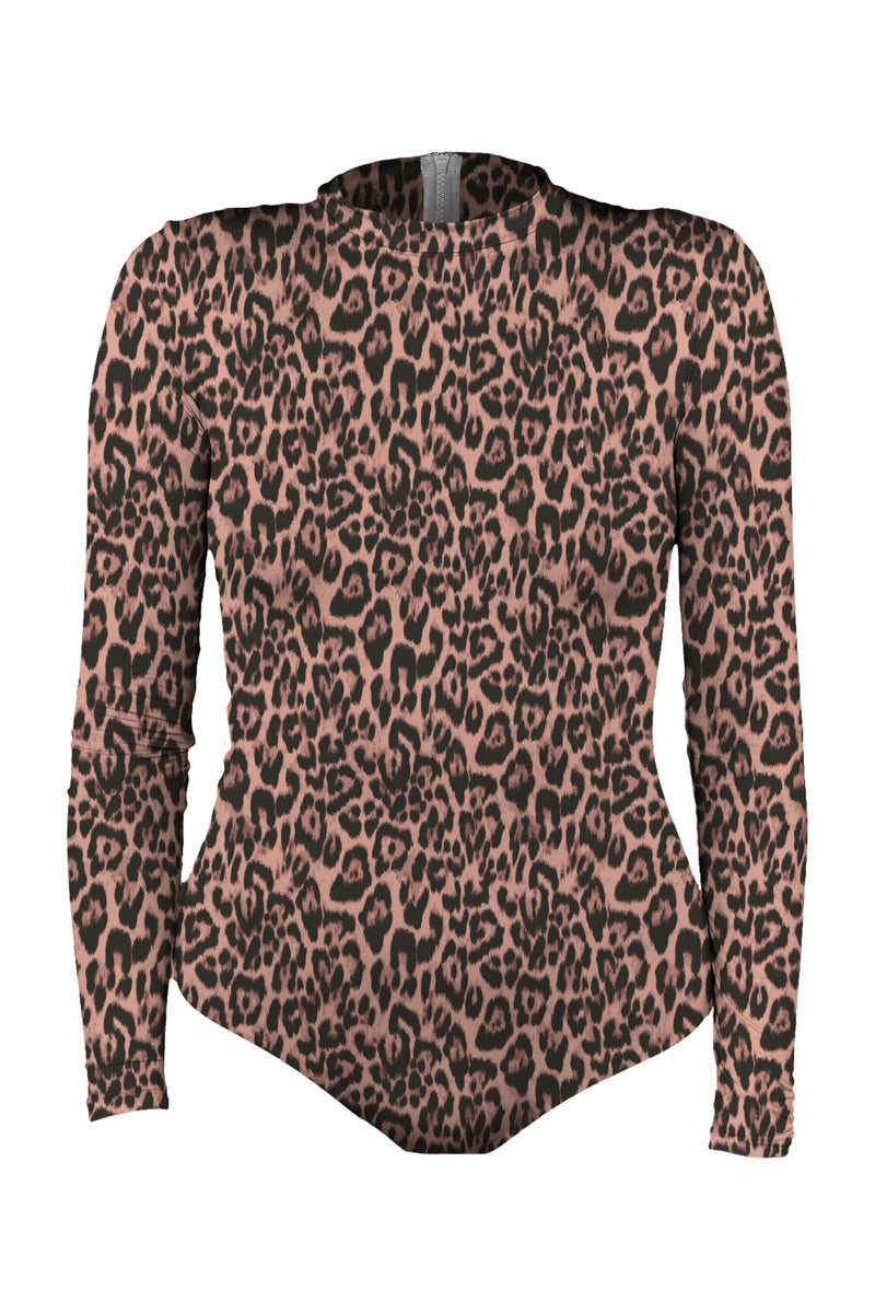 MAI Long Sleeve Bodysuit (Sahara Dawn, Feline)