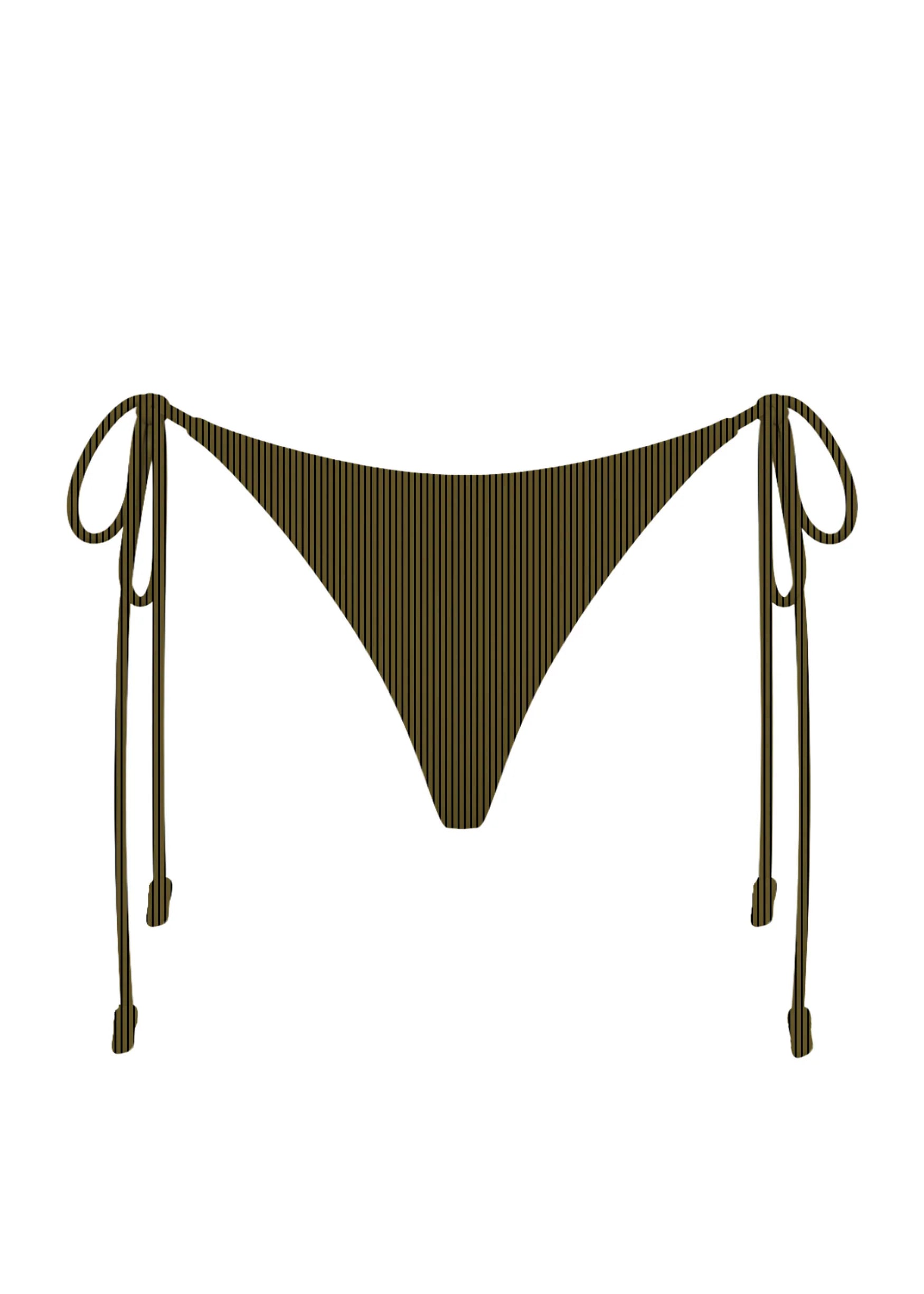 MAI Tie Bottom Skimpy - (Blush Feline, Esther)