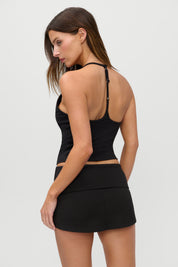 Frankies Bikinis Chantal Modal Skort (Black)