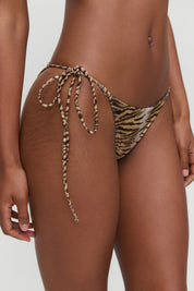 Frankies Bikinis - Mackenzie Satin Bottom (Rawr)