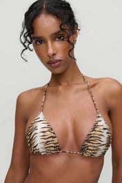 Frankies Bikinis - Nick Satin Top (Rawr)