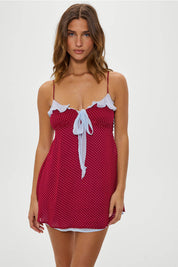 Frankies Bikinis Picnic Hour Mini Dress - Tuscany