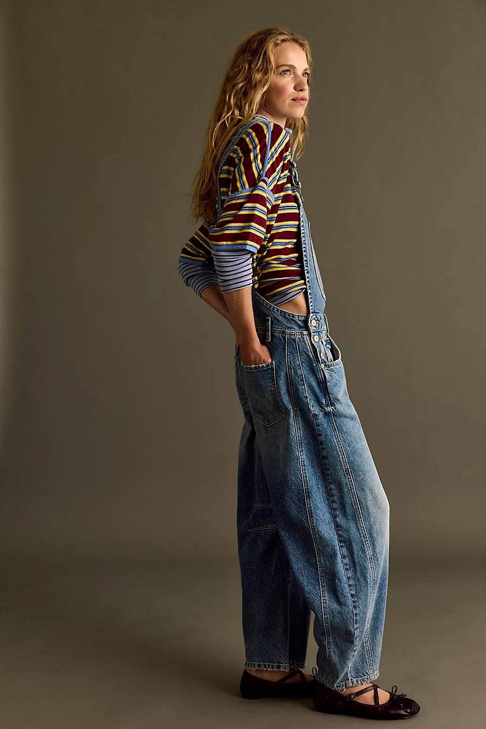 Free People Good Luck Overall