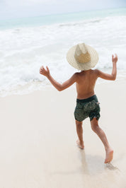 REIGN + Skye - Green Ti Boardshorts