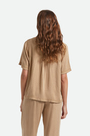 BRIXTON Hudson Short Sleeve Shirt (Washed Copper)
