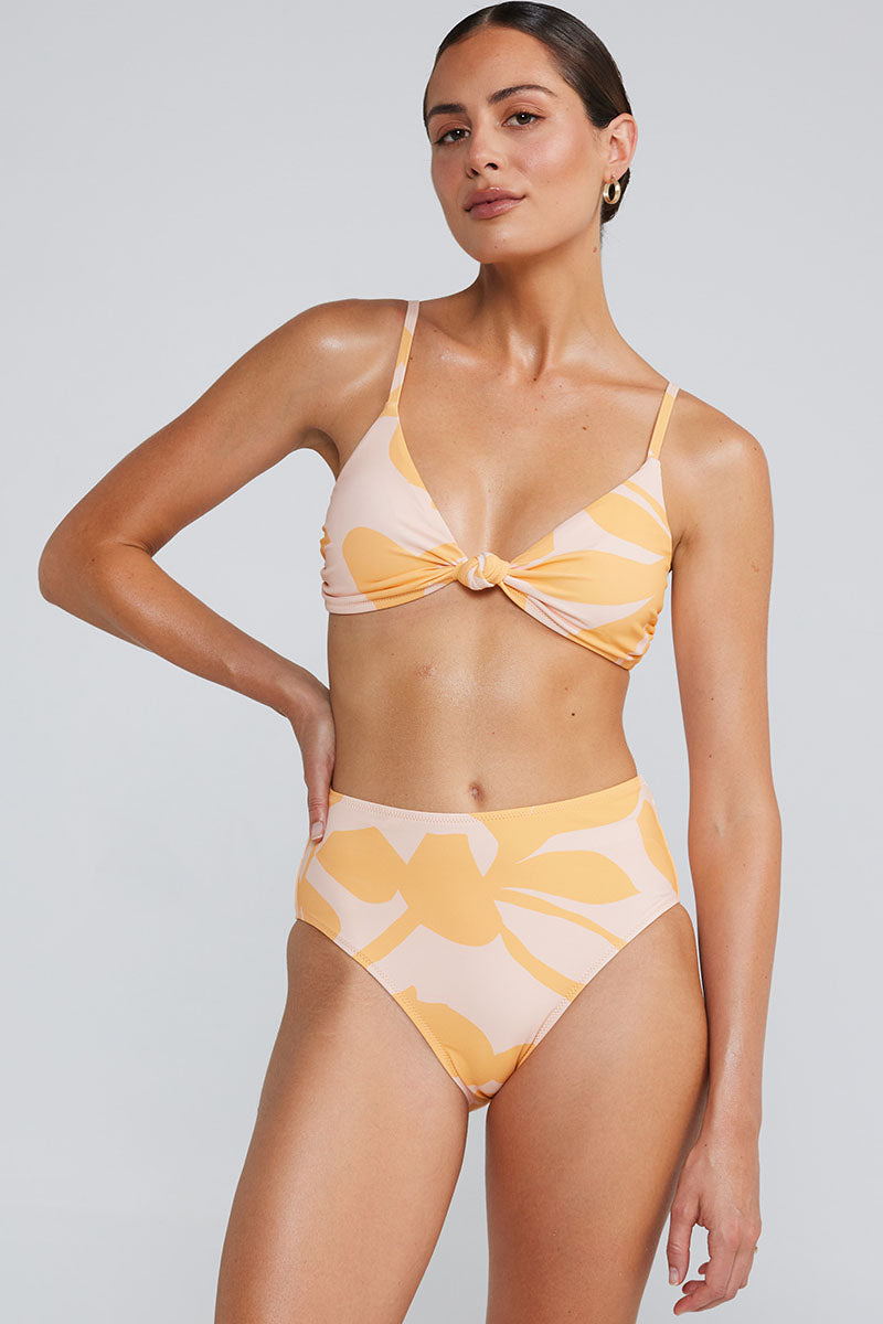 Islander Knot Top - Peach