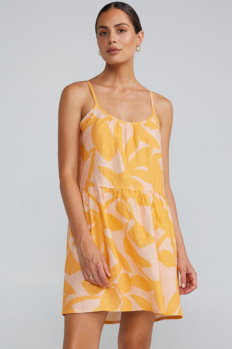Islander Slip Dress - Peach