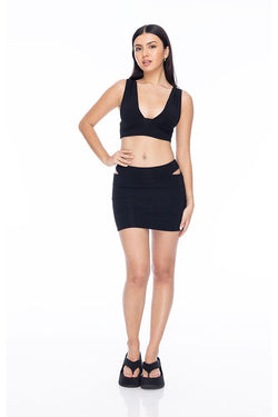 Kya Mini Skirt - Black