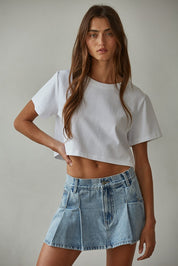 BY TOGETHER - Knit Cotton Crop Top