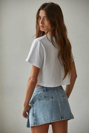 BY TOGETHER - Knit Cotton Crop Top