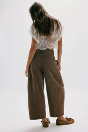 Free People - Lay Down Chino Trousers (Brownie)