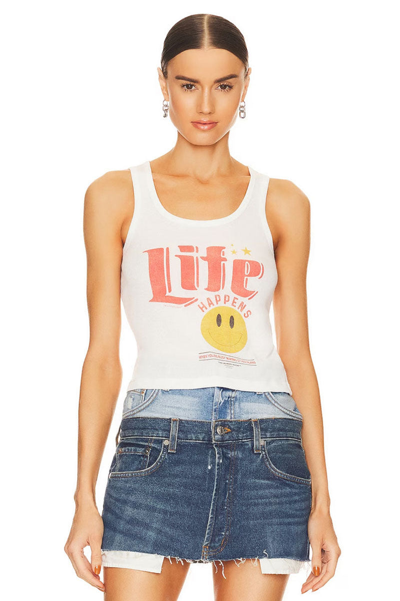 Life Happens Rib Tank