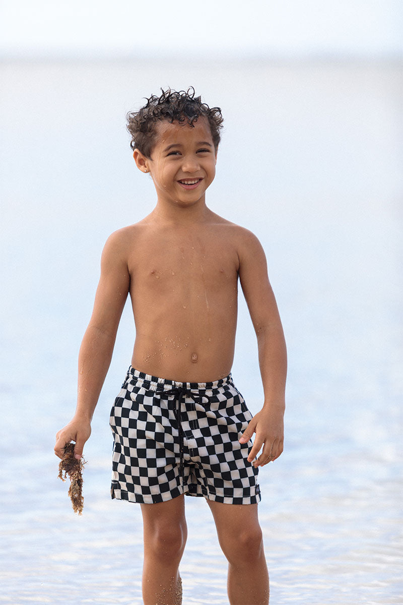 MAI Littles Everywear Short (Retro Check, Military)