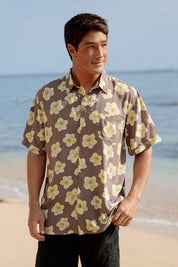 MAI Men's Louis Shirt (Isle, Python, Strawberry Hibiscus)