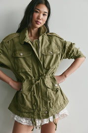 Free People - Marlo Surplus Jacket (Olivine)