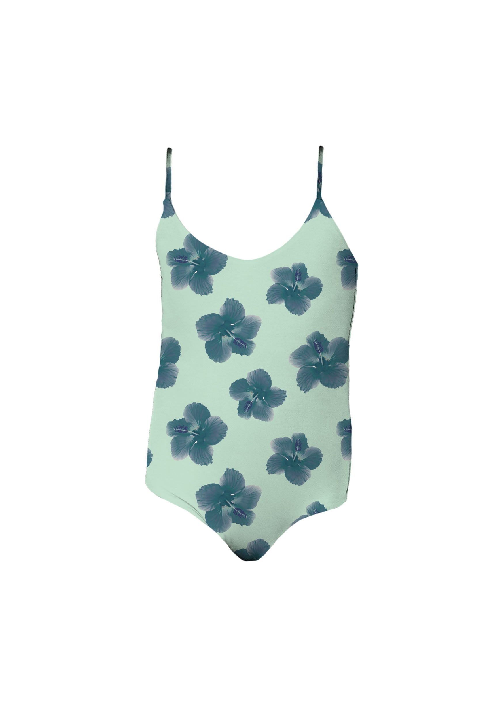 MAI Littles Everyday Bodysuit - Olive Oasis, Mint Blossom