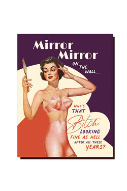 Mirror Mirror Greeting Card